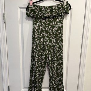 Blush Boutique Strapless Jumpsuit